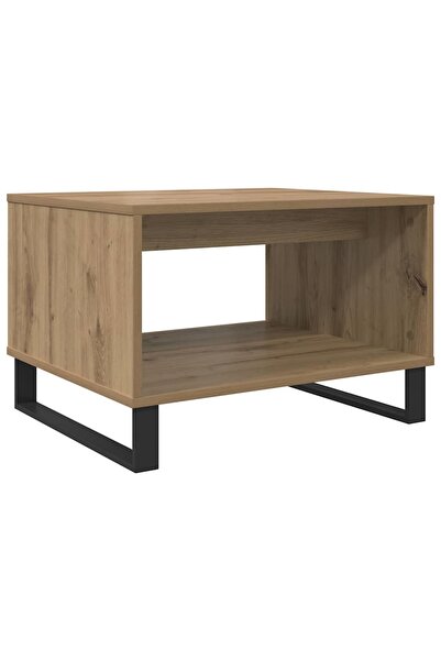 vidaxl Masă de cafea stejar artizanal 60 x 50 x 40 cm Lemn prelucrat