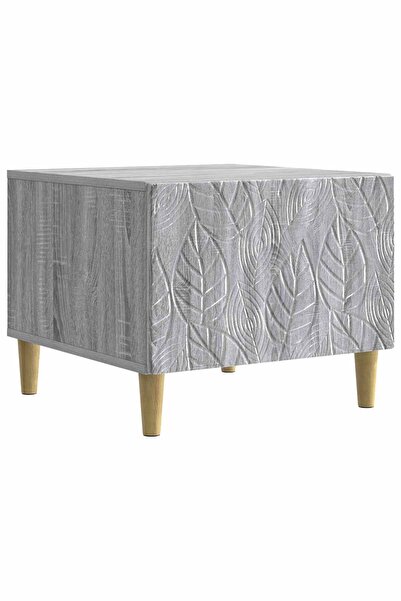 vidaxl Masă de cafea Sonoma gri 50 x 49 x 40 cm Lemn prelucrat