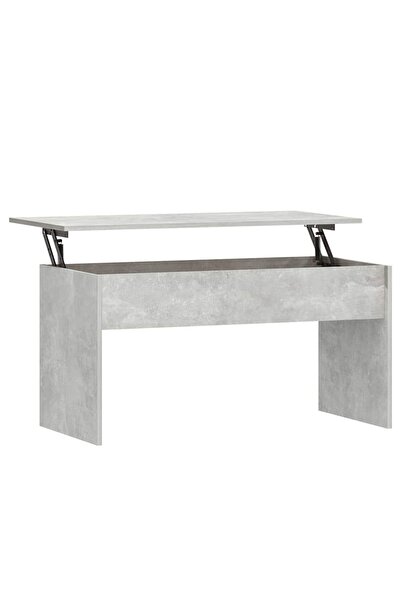 vidaxl Măsuță de cafea, gri beton, 102x50,5x52,5 cm, lemn prelucrat