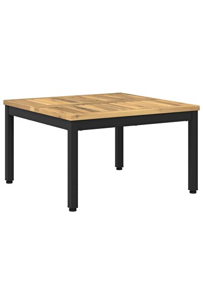 vidaxl Masă de cafea Alb și negru 60 x 60,5 x 36 cm