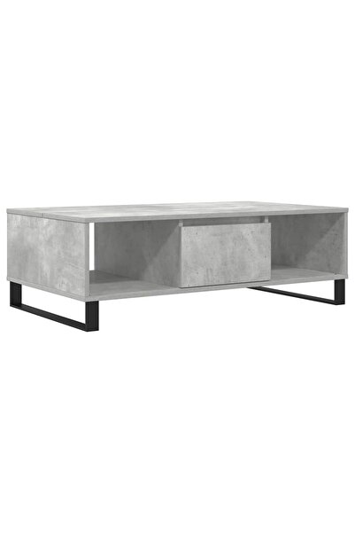 vidaxl Masă de cafea, gri beton, 104x60x35 cm, lemn compozit