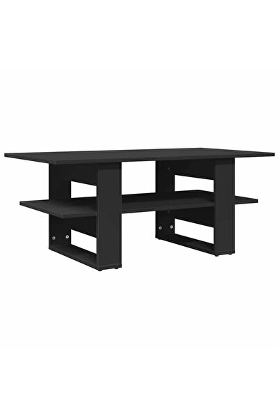 vidaxl Măsuță de cafea, negru, 102x55x42 cm, lemn prelucrat