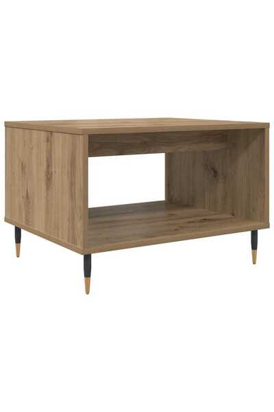 vidaxl Masă de cafea stejar artizanal 60 x 50 x 40 cm Lemn prelucrat