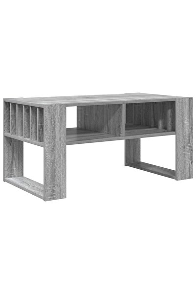 vidaxl Masă de cafea Gri Sonoma 92 x 49,5 x 45 cm Lemn prelucrat