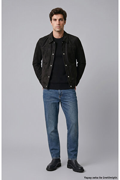Network Mavi Slim Fit Denim Pantolon