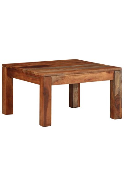 vidaxl Masuta de cafea 60x60x35 cm din lemn masiv de salcam