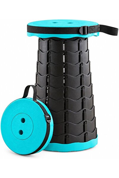 Biki Foldable and Retractable Camping Chair with Adjustable Height - Load up ...