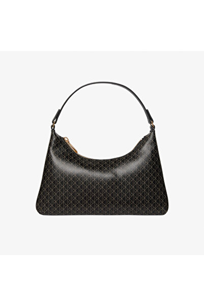 Calvin Klein Emblem Small Kadın Siyah Omuz Çantası