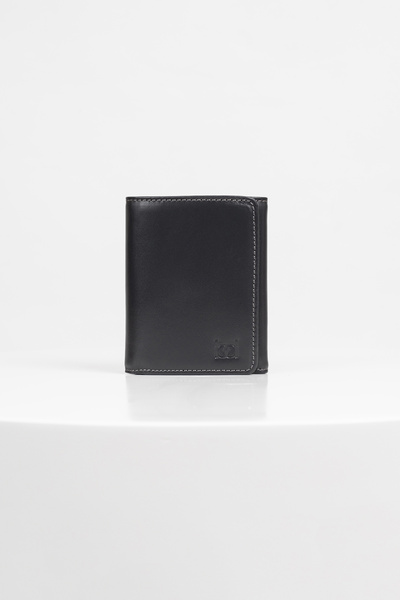 BAYDERİ Olis Genuine Leather Magnetic Closure Card Holder Wallet