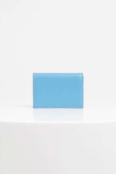 BAYDERİ Kepsa Genuine Leather Card Holder Baby Blue
