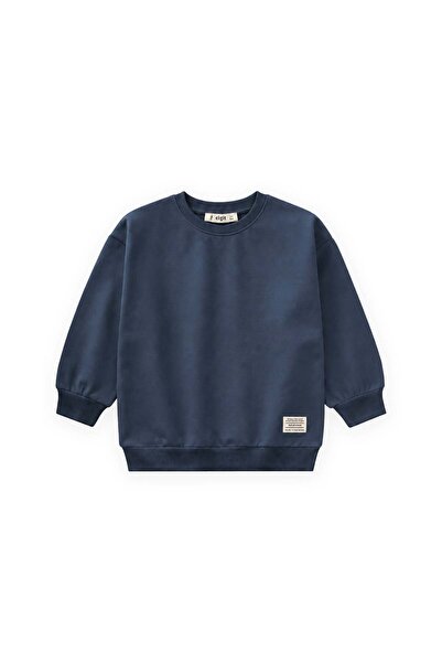 Cigit Sweatshirt 2-12 Years Old Navy Blue