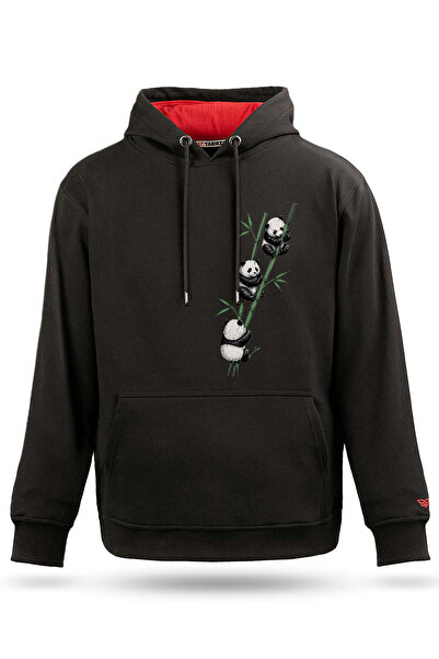 Tarrzzcom Unisex Design Sweatshirt Panda Design Hooded Sweatshirt