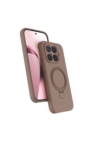 Generic Brand غطاء Xiaomi Mi 17T Pro Regal Magsafe مع حامل - تيتانيوم صحراوي