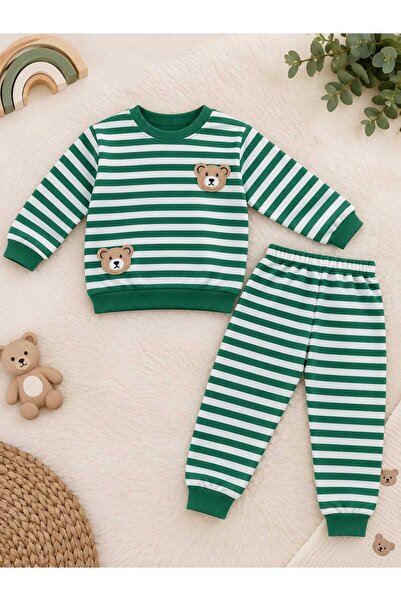 renkli diyar Boy's Lower and Upper Wear Set Winter 2-Piece Shardonded Kinderg...