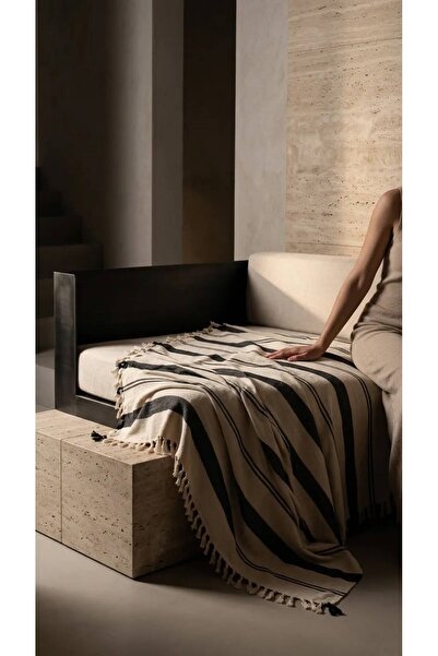 CESSTORE 100% Cotton Single Karatezgah Woven Pike, Bedspread 160X220 cm