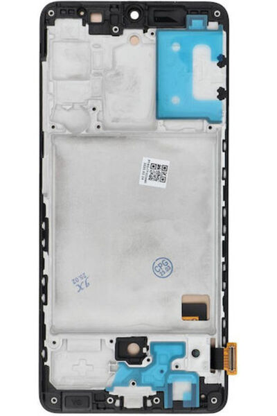 OEM Οθόνη με Μηχανισμό Αφής και Πλαίσιο για Samsung A41 A415 (Μαύρο)