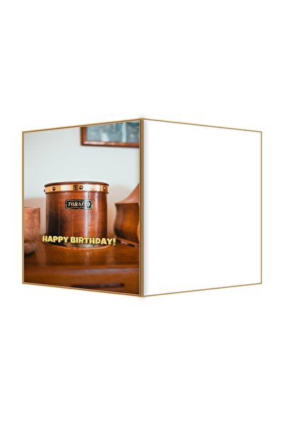 OEM Felicitare Aniversare cu finisaj din alamă lustruită, Elegantă, 13.3x19.4...