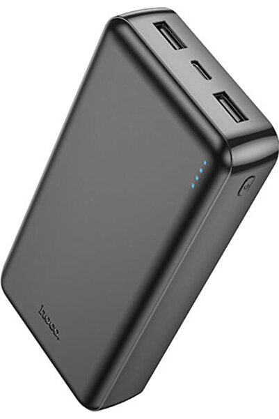 Hoco J100A Power Bank 20000mAh 10W με 2 θύρες USB-A Μαύρο