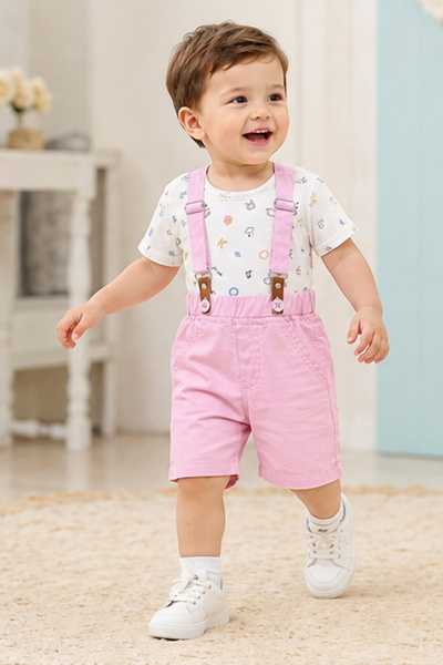 MARCO DONATELI Boys Dungaree Set