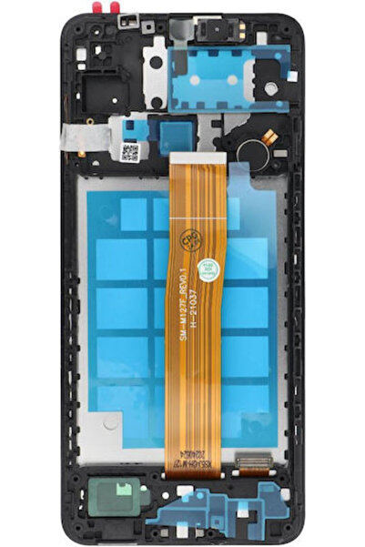OEM Οθόνη με μηχανισμό αφής και πλαίσιο για Samsung M12 (Μαύρο)