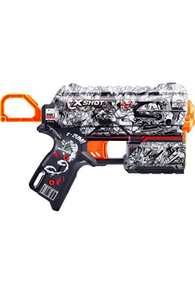 X-Shot Skins Μπλάστερ Φλαξ Εικονογραφημένο με 8 αφρώδη βελάκια