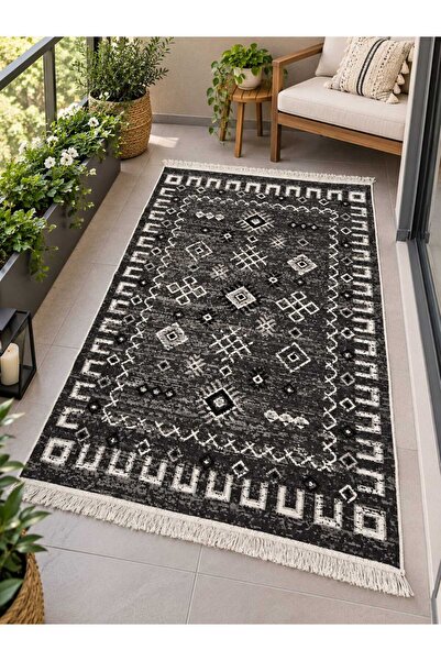 Safir Kilim Gold Kalite,Modern Özel Tasarım, Çift Taraflı Saçaklı Dokuma Kili...