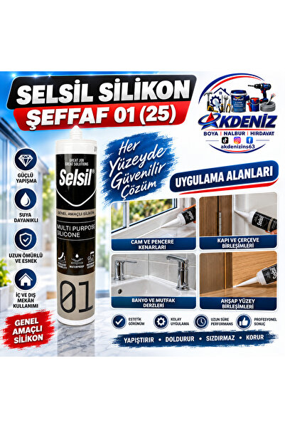 SİLİKON ŞEFFAF 280 ML