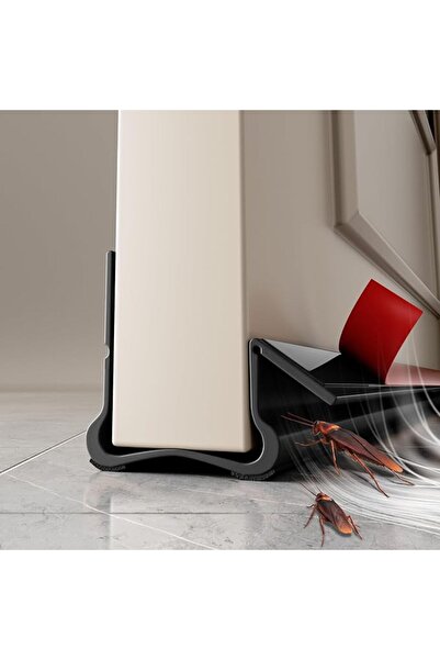 GENERAL [Upgraded] Under Door Draft Stopper, 39'' Door Gap Sweep Seal Strip A...