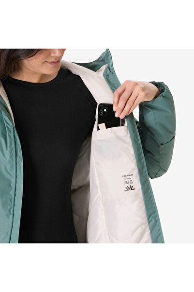 Decathlon Quechua Kadın Outdoor Su Geçirmez Kar Montu/Kışlık Mont - Yeşil - NH100 -5 °C