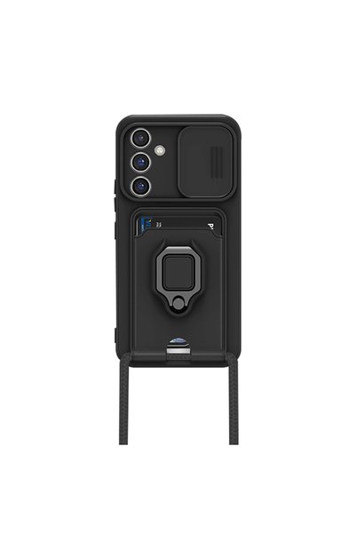 OtoTech حافظة سامسونج جالاكسي A15 4G من السيليكون مع حلقة زيما لبطاقة العمل -...