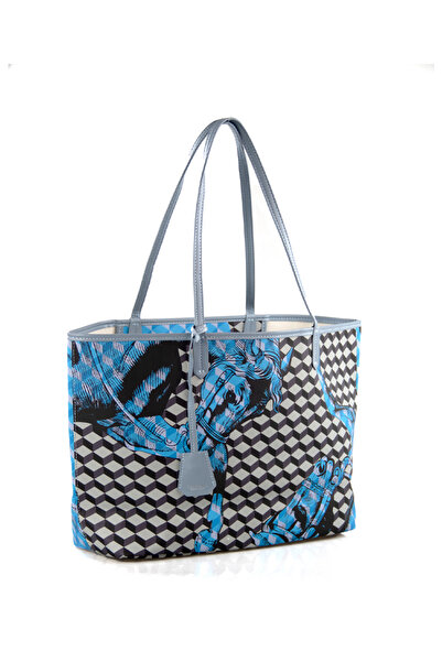 LOUP NOIR Vintage Checkerboard Tote Bag Large Capacity Handbag