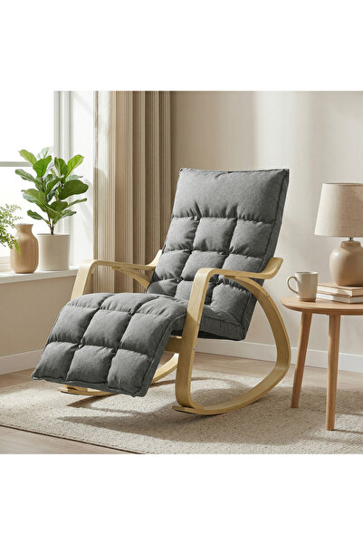 Generic Brand Scaun balansoar cu suport pentru picioare reglabil, scaun de re...