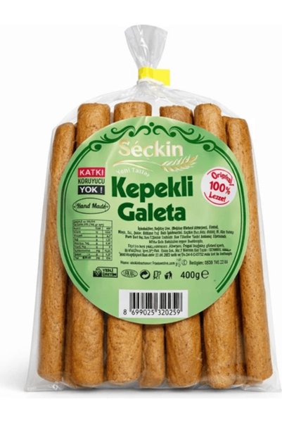 Galeta Kepekli 400 Gr. (6'lı Paket)
