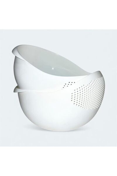GENERAL Exquisite Plastic Colander Bowl Multi-Functional for Washing Rice, Ve...