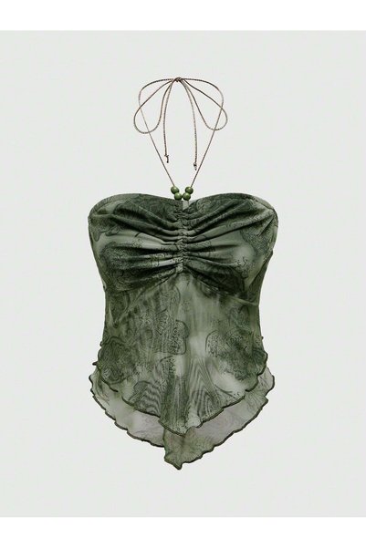 Sheya Top, verde - XL