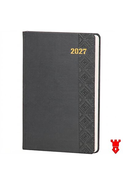 KALE PROMOSYON 2027 Dated Agenda 16X24 with Edge Pattern