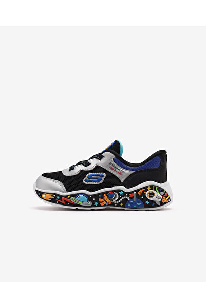 SKECHERS PLAY SCENE Küçük Erkek Çocuk Siyah Spor Ayakkabı 407625N BKSL