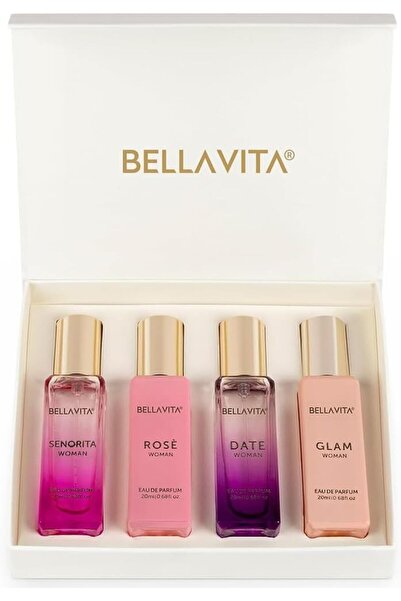 BellaVita Luxury Perfume Gift Set for Women | Includes DATE, Senorita, GLAM, ...