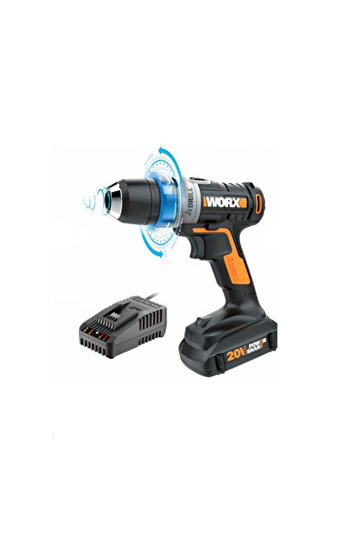 WORX Wx178.9c 20volt/2.0ah Li-ion Tam Otomatik Profesyonel Şarjlı Matkap