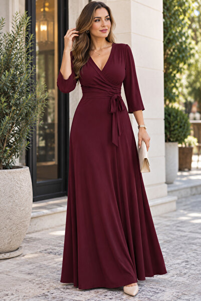 Kokosh moda Διαχρονική κομψότητα - Γυναικείο μακρύ φόρεμα για εκδηλώσεις με δ...