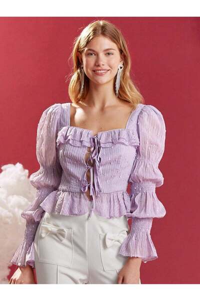 Sheya Shirt, purple - S