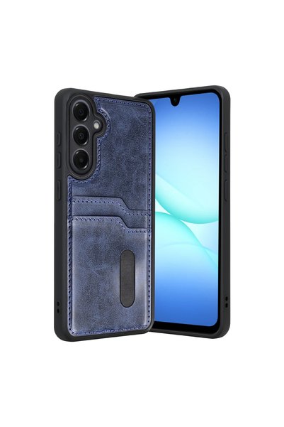 Generic Samsung galaxy a37 5g sara leather case with business card holder - n...