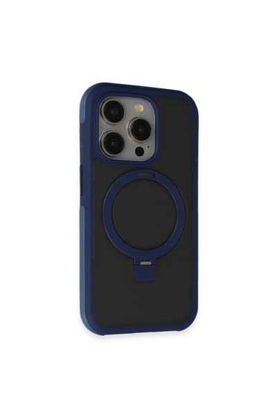OtoTech Joko Apple iPhone 15 Pro Max Zorda Airbag Magsafe Stand Cover - Navy ...