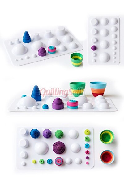 quilling Üç Boyutlu Şablon Cetveli - Ekonomik Şablon