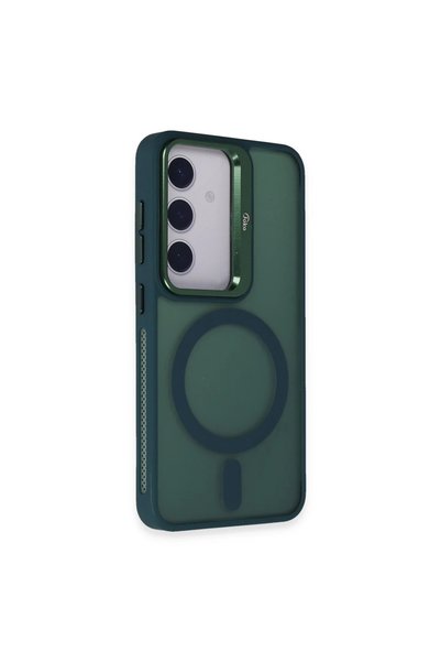 FMA Joko Samsung Galaxy S24 Flet Lens Magsafe Cover - Dark Green