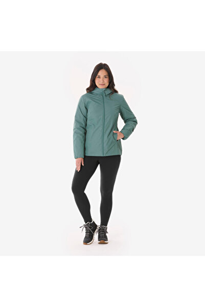 Decathlon Quechua Kadın Outdoor Su Geçirmez Kar Montu/Kışlık Mont - Yeşil - N...