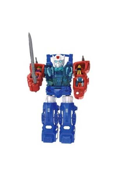 Belora Robot Gigant cu Transformare si 10 Figurine Sunete &amp; Lumini
