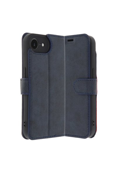 Generic Brand Apple iphone 16e case trend s plus flip cover - navy blue