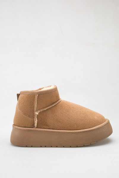 TOPUK Elva Mink Suede Women's Boots with Fur Inside and Thick Sole