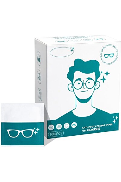 Arabest مناديل تنظيف العدسات، 100 قطعة مبللة مسبقًا ومغلفة بشكل فردي، منظف خا...